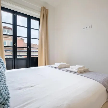 Art Deco 32 Luxury 2br Downtown Metro Ac Lägenhet Oporto