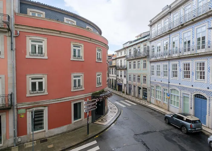 公寓 Art Deco 32 Luxury 2br Downtown Metro Ac 波尔图